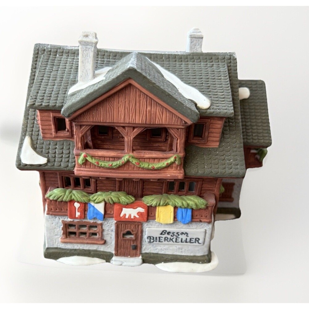 Dept 56 Alpine Village Besson Bierkeller #65404 Retired Beer Cellar 1986